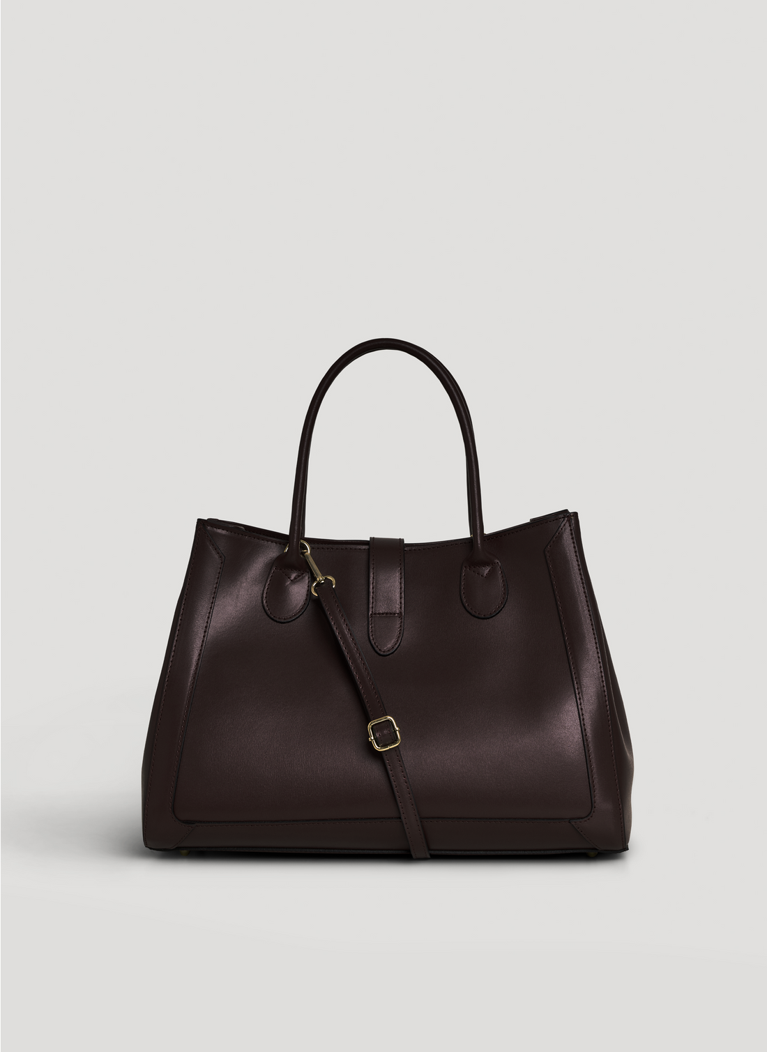Borsa Chloe in pelle spazzolata Testa di moro