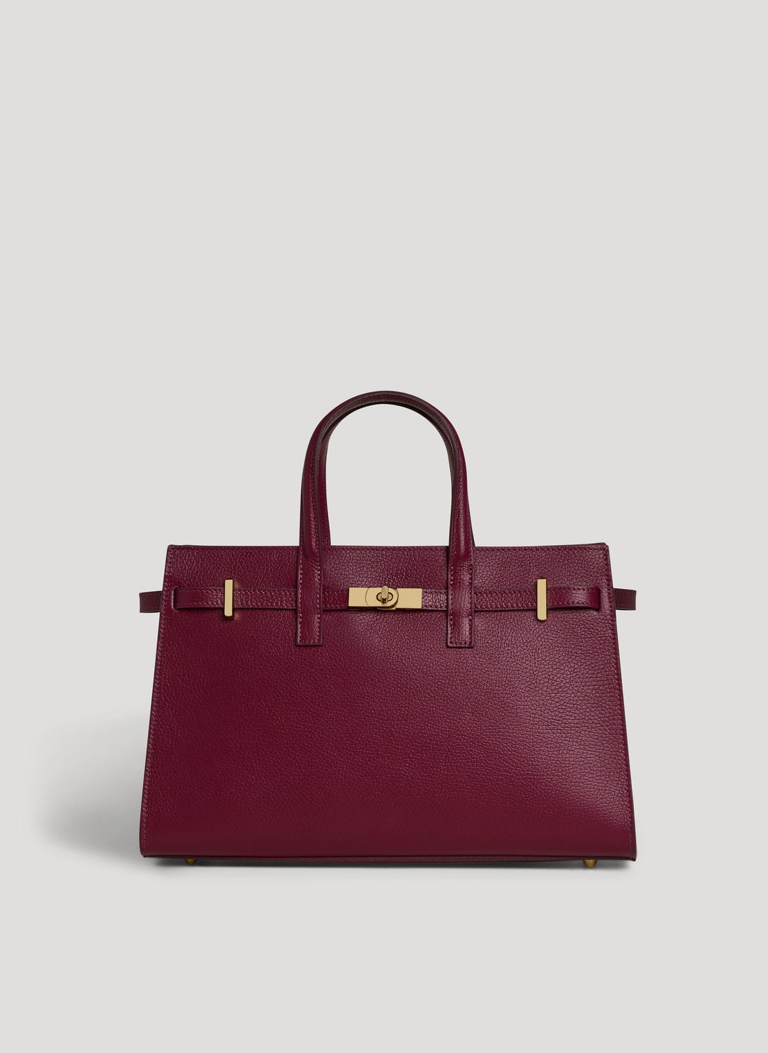 Borsa Sveva in pelle Togo Borgogna - Voemièn