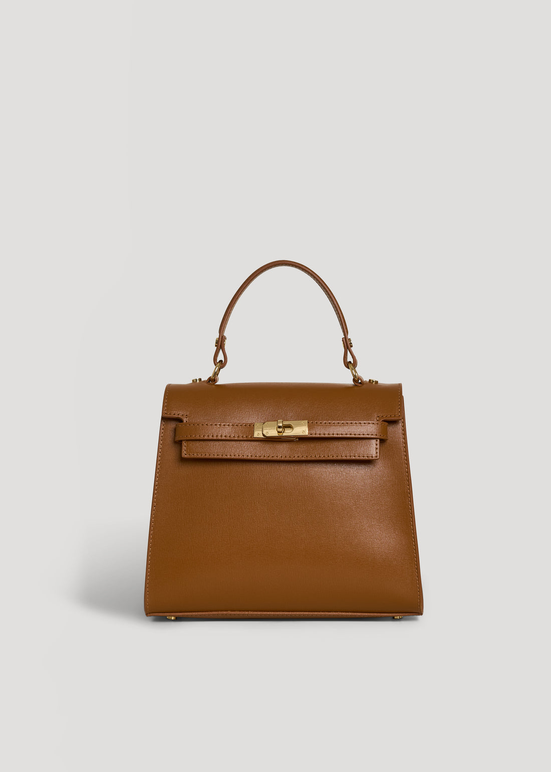 Borsa Zaira in Vera pelle Saffiano Cuoio - Voemièn