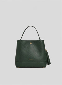 Borsa Kendy in pelle Dollaro Verde Bosco