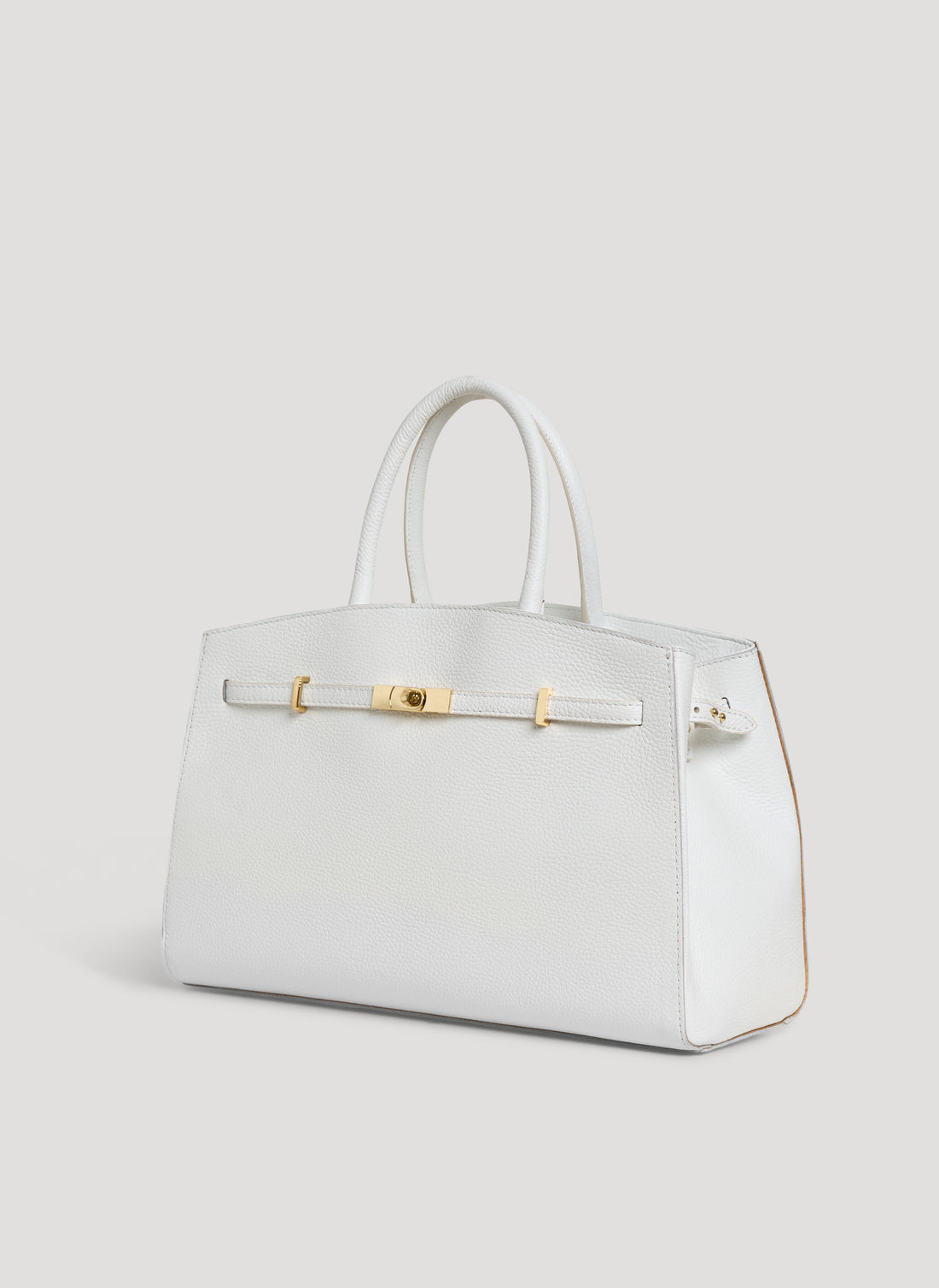 Borsa Driade in Pelle Dollaro Bianca - Voemièn