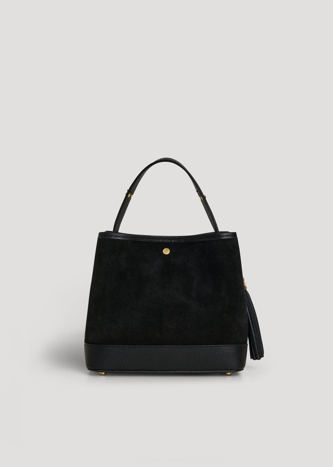 Borsa Kendy in Camoscio e Pelle Nera