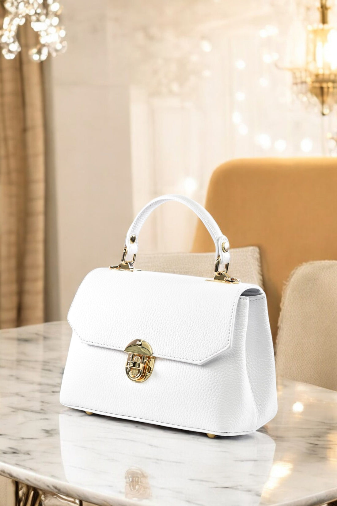 Sac Egle en cuir dollar blanc