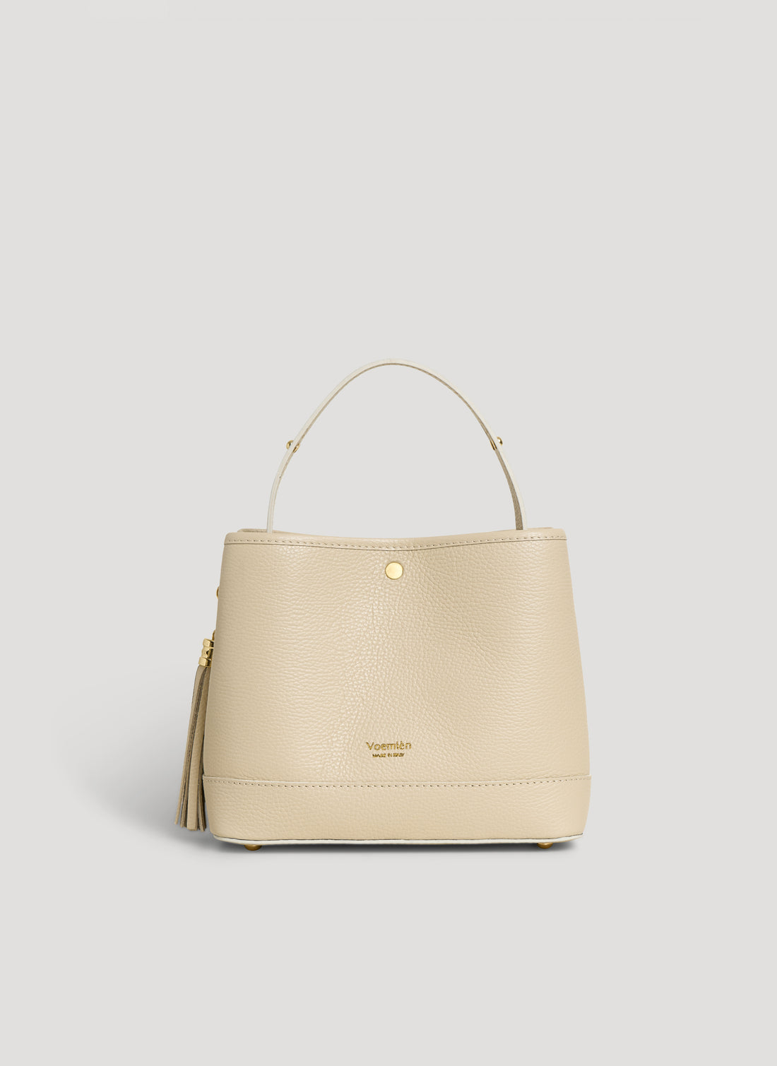 Borsa Kendy in Pelle Dollaro Beige - Voemièn