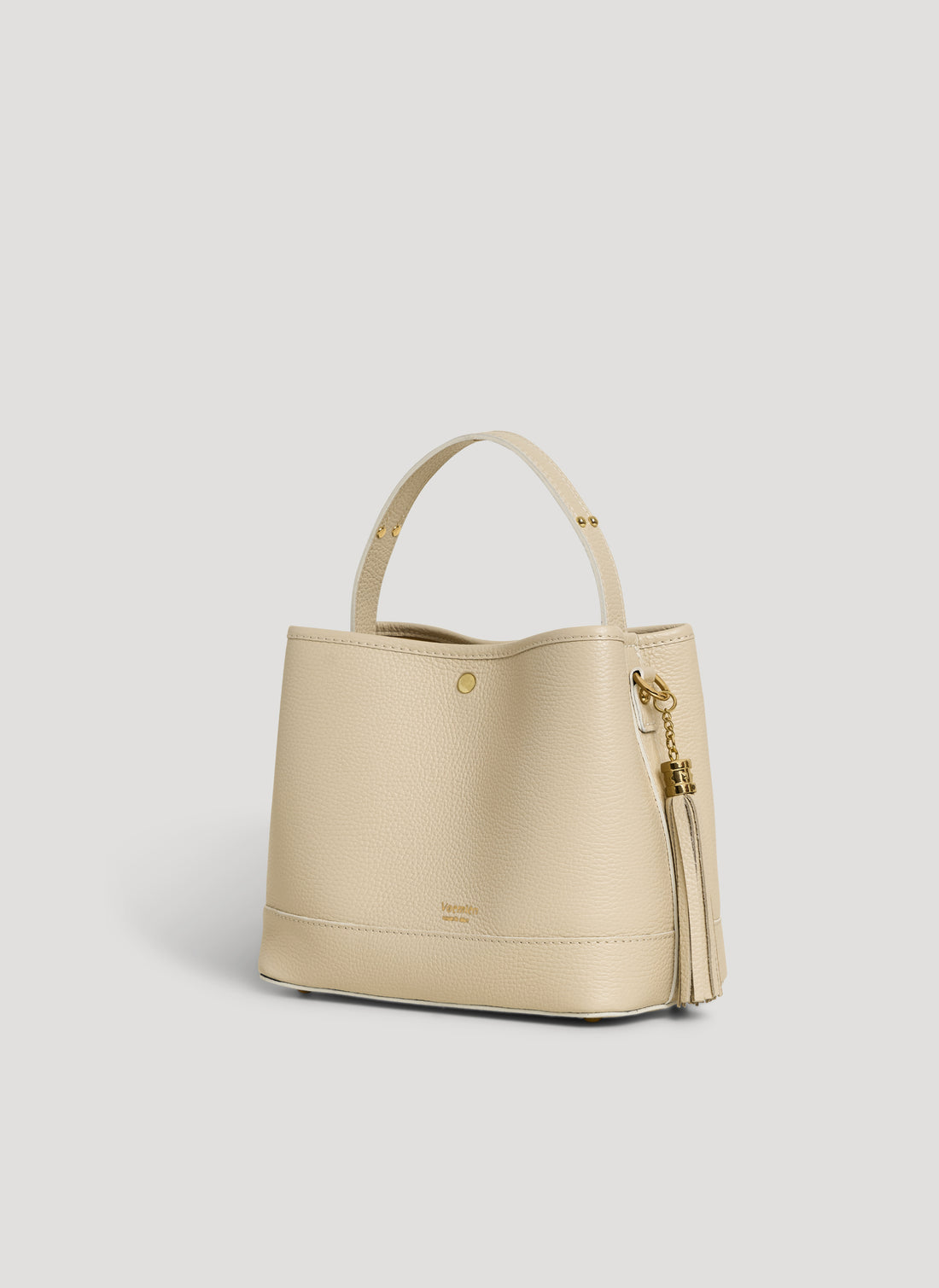 Borsa Kendy in Pelle Dollaro Beige - Voemièn