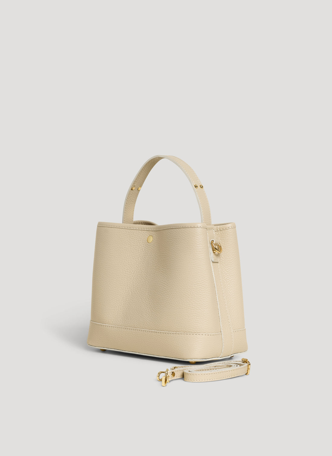 Borsa Kendy in Pelle Dollaro Beige - Voemièn