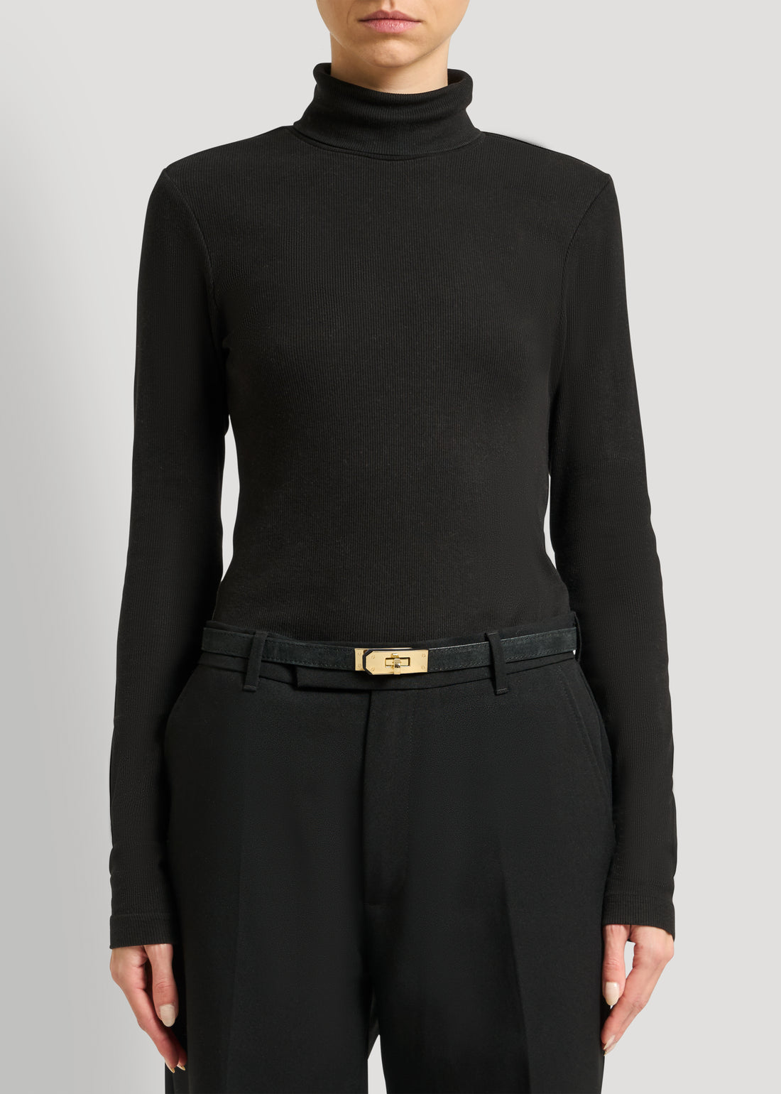 Set Mayfair Camoscio e pelle Nero