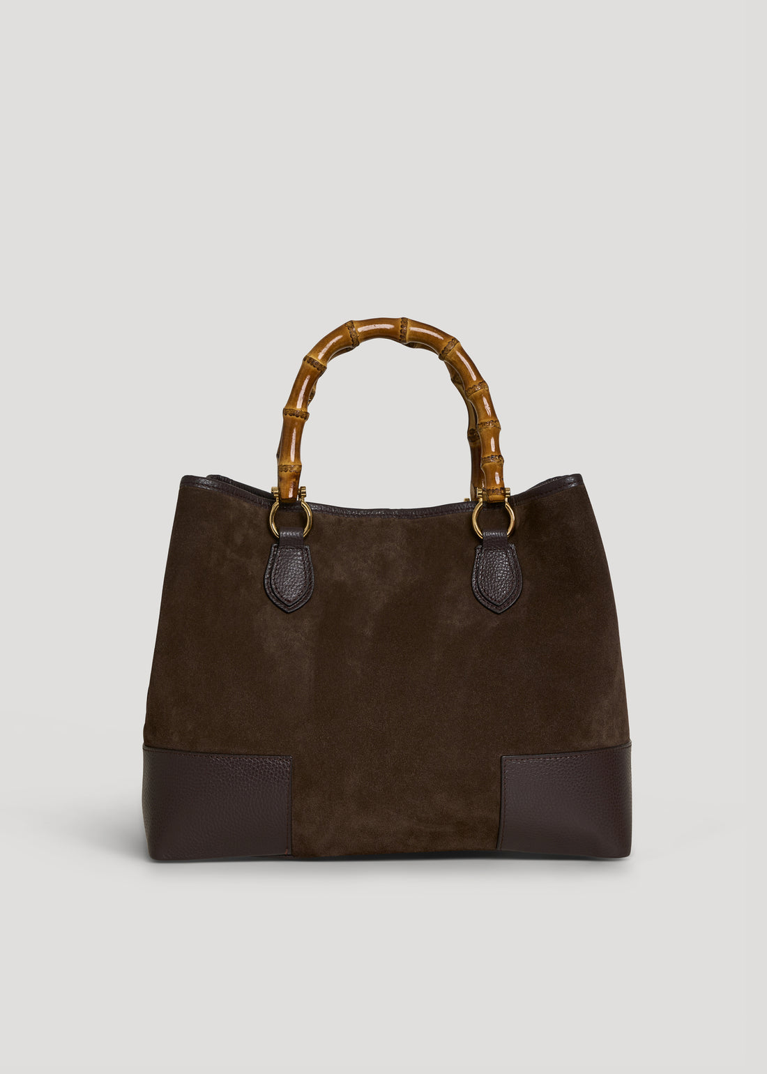 Bamboo Babe bag in Black Dollar leather