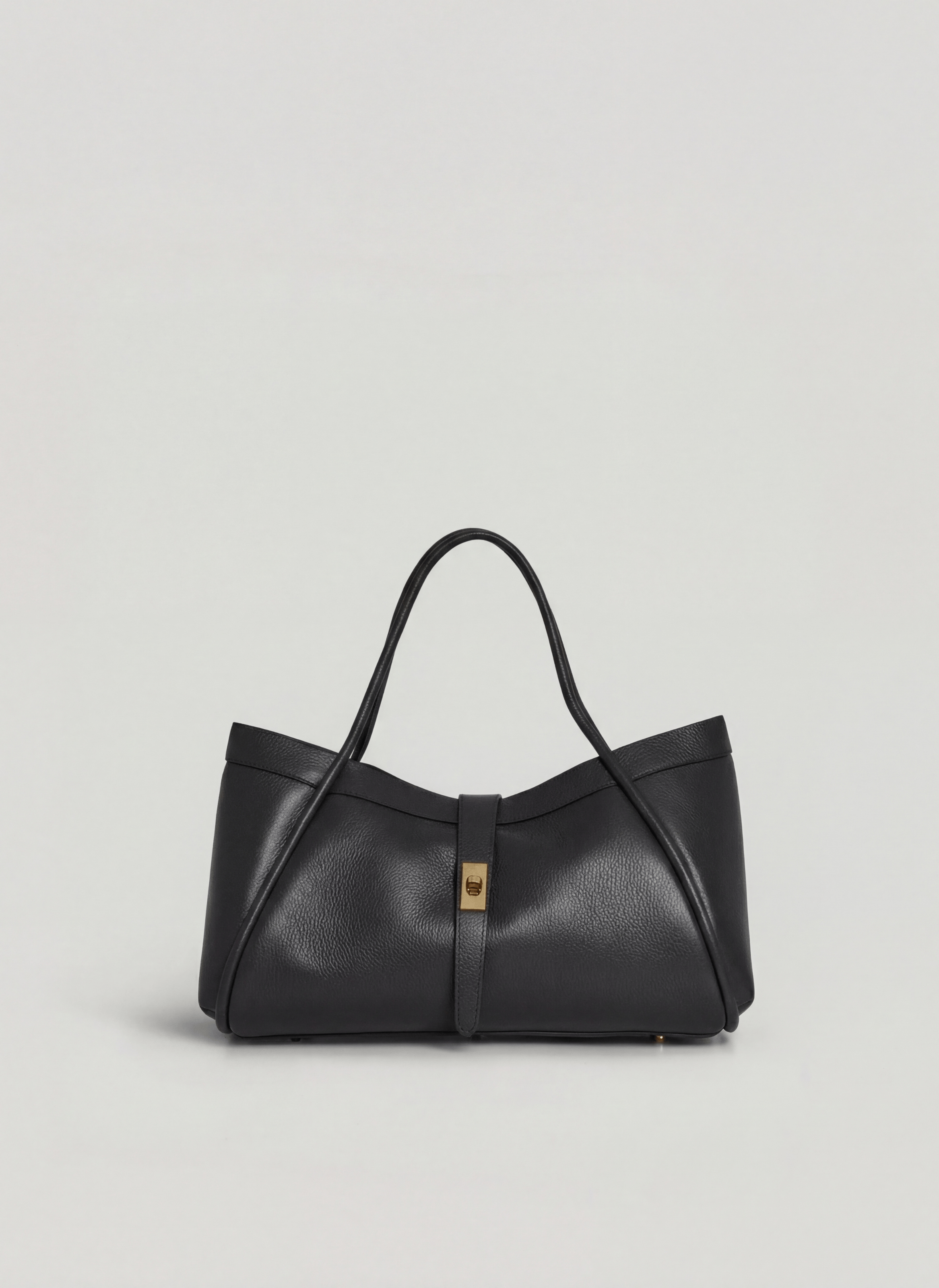 Borsa Mayfair Micro in Pelle Togo Nera - Voemièn