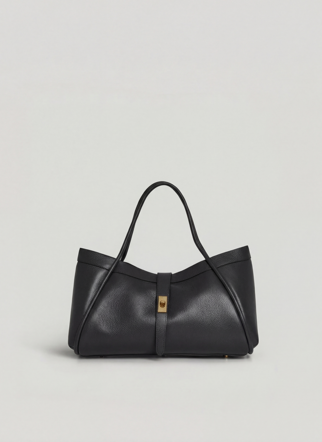 Borsa Mayfair Micro in Pelle Togo Nera - Voemièn