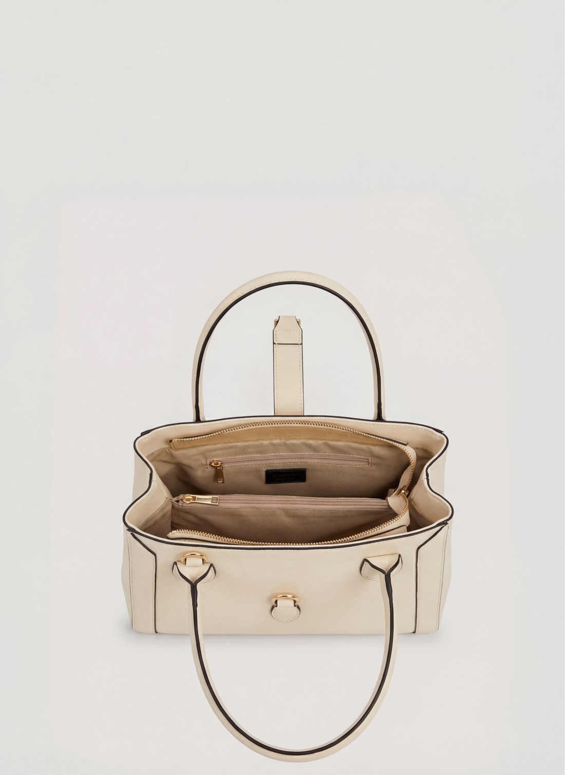 Borsa Chloe Micro in Pelle Spazzolata Beige - Voemièn