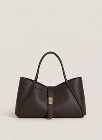 Borsa Mayfair Media in Pelle Togo Testa di Moro