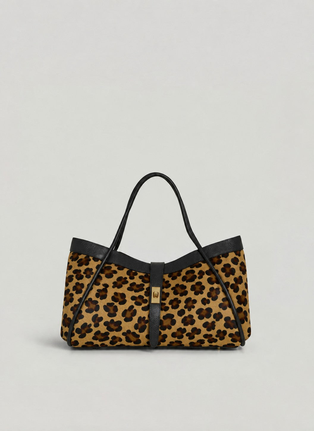 Borsa Mayfair Media Limited Edition in Pelle Calf Hair Leopardata