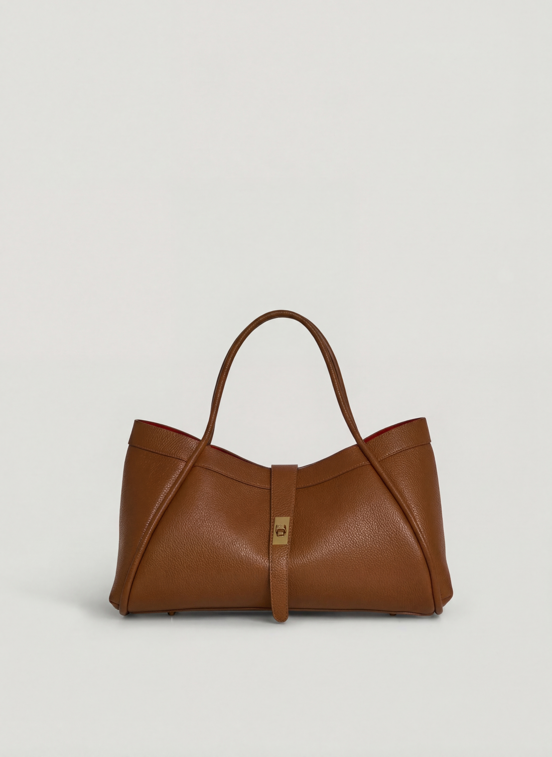 Borsa Mayfair Micro in Pelle Togo Cuoio - Voemièn