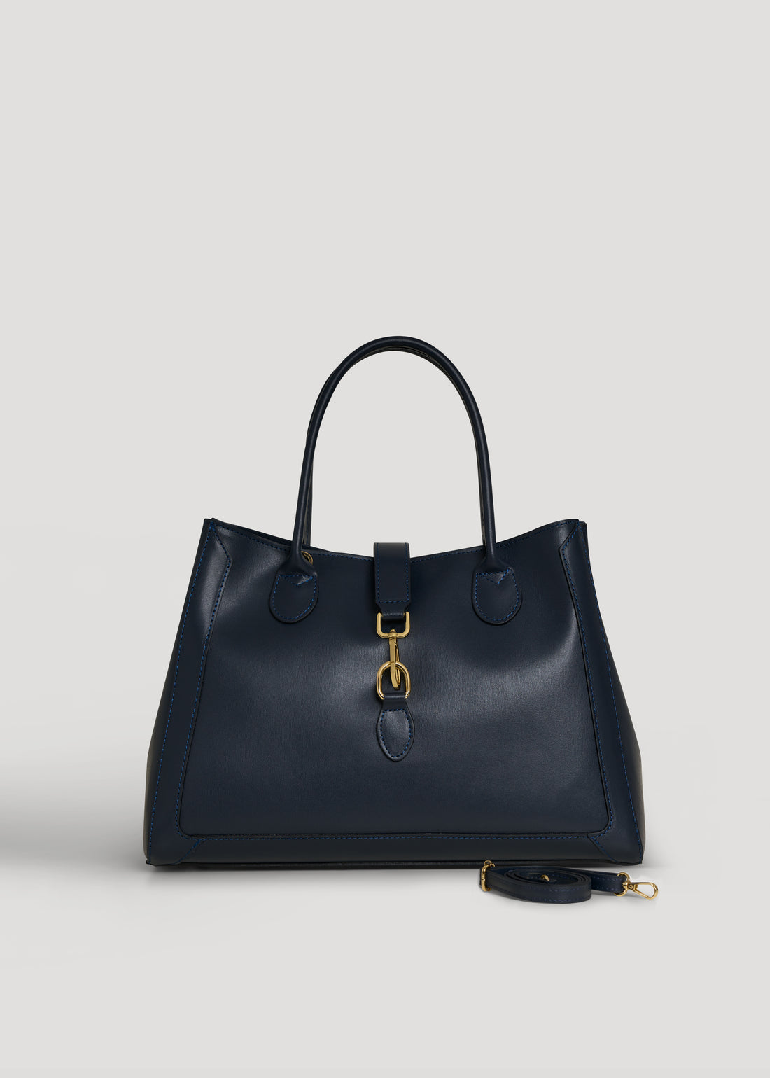 Borsa Chloe in pelle spazzolata Blu Navy