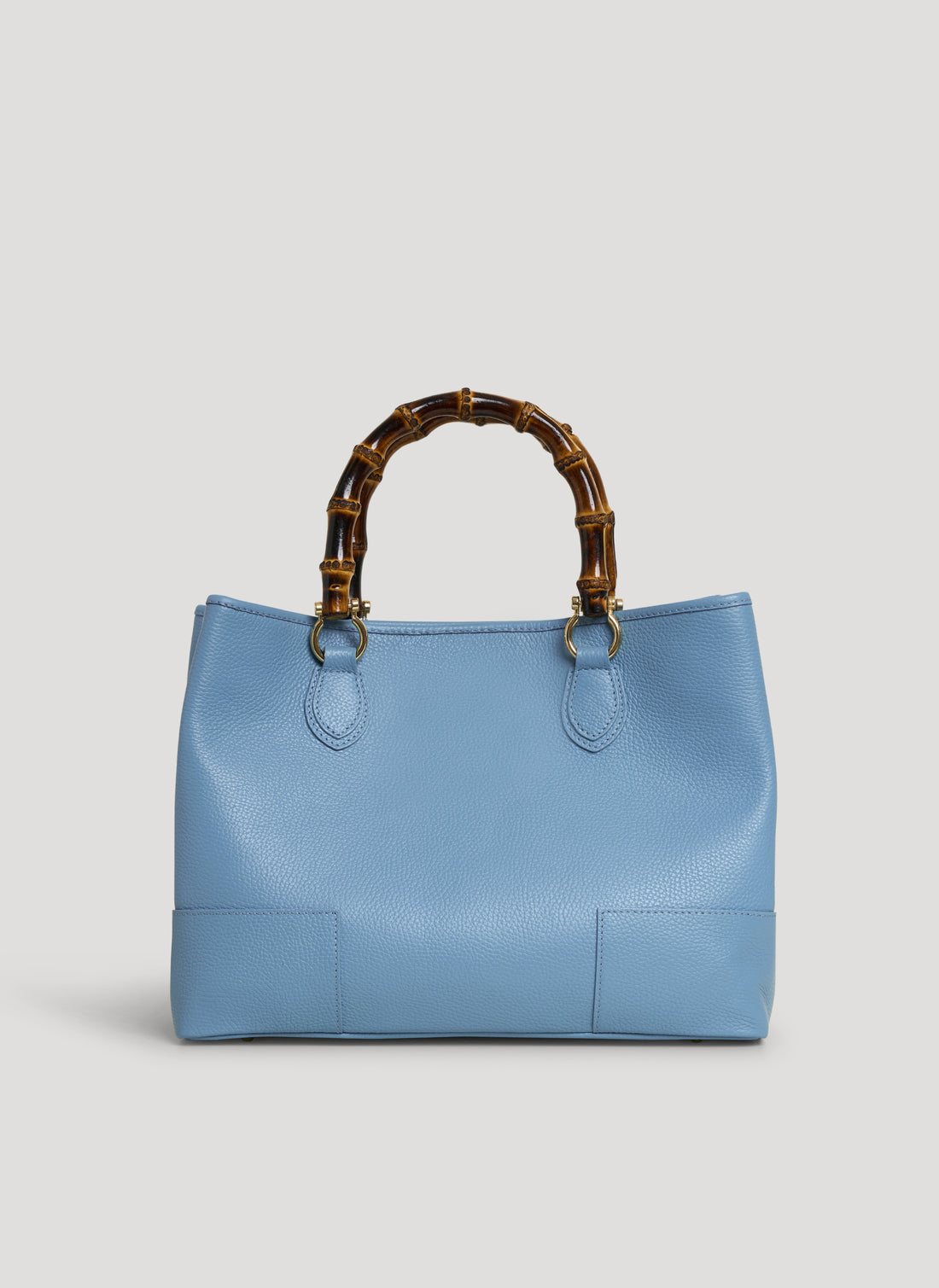 Borsa Bamboo Babe in Pelle Dollaro Denim - Voemièn