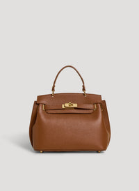 Braid bag in Orange Dollar leather