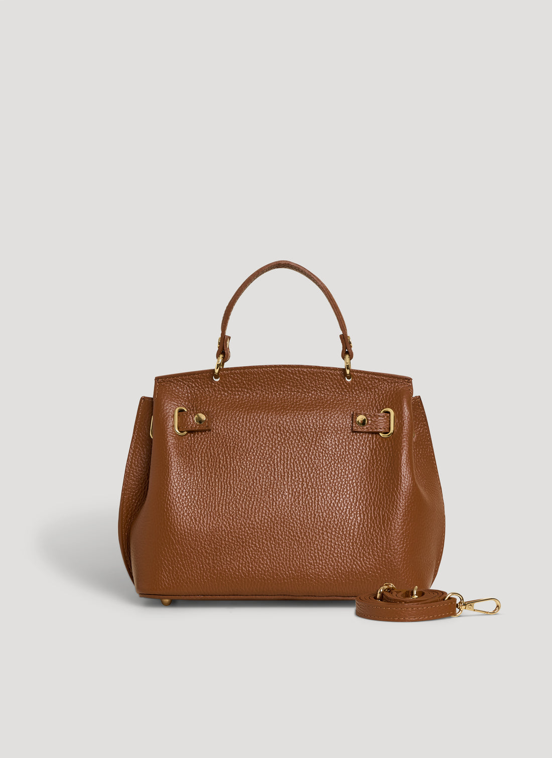 Borsa Giselle in Pelle Dollaro Cuoio - Voemièn