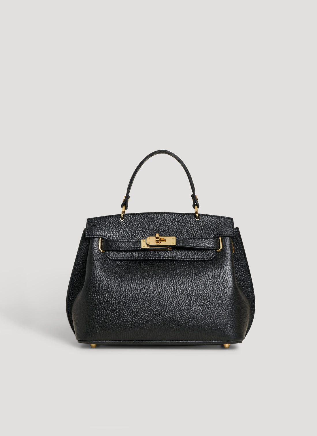 Borsa Giselle in Pelle Dollaro Nera - Voemièn