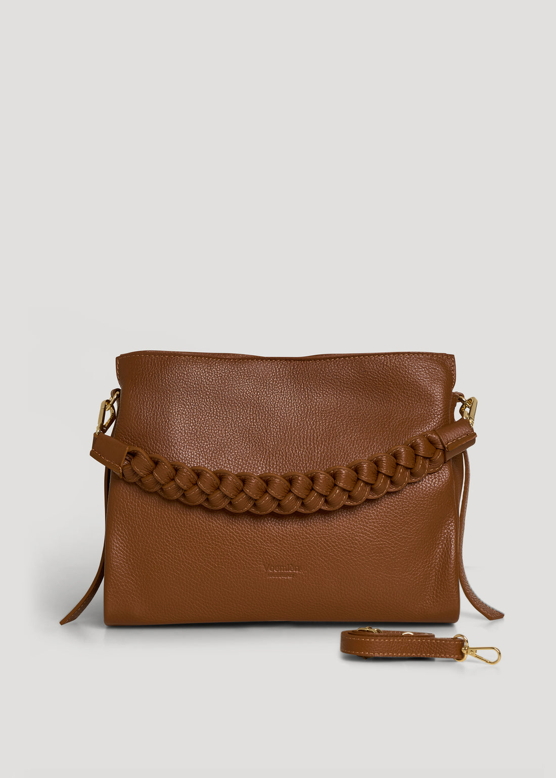 Braid bag in Dollaro Cuoio leather