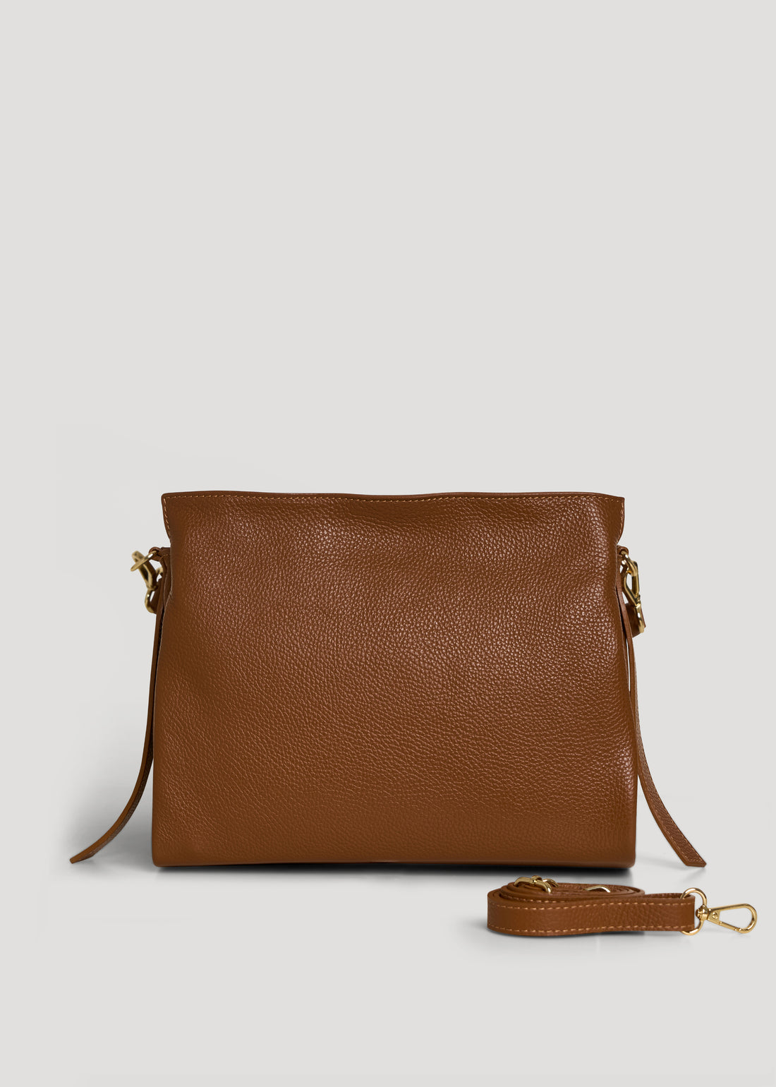 Braid bag in Dollaro Cuoio leather