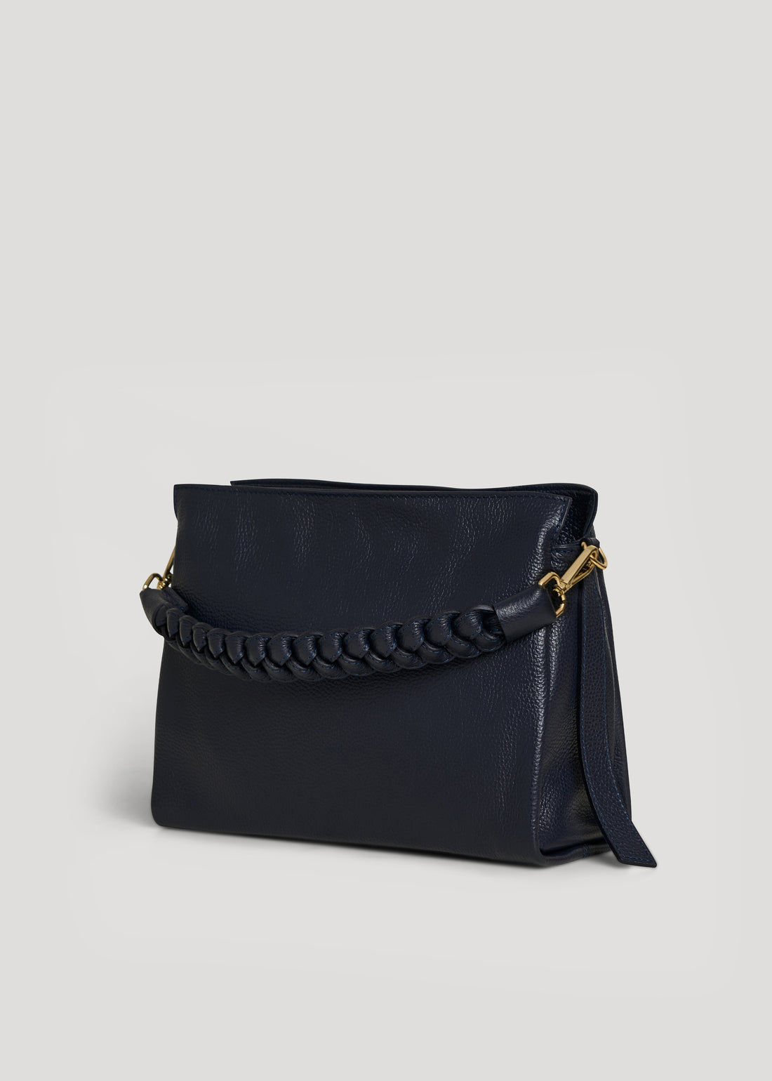 Braid bag in Orange Dollar leather