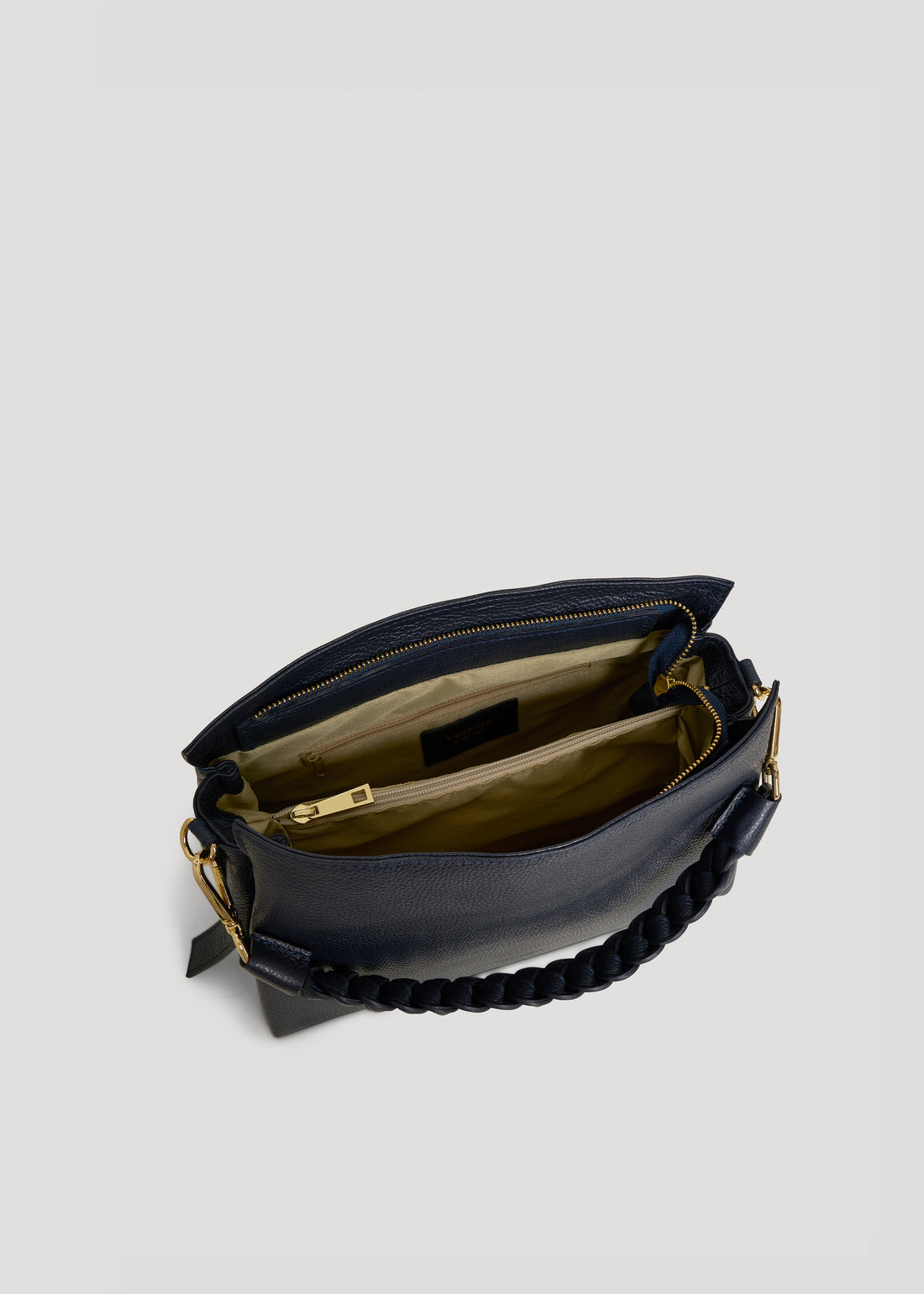 Braid bag in Orange Dollar leather