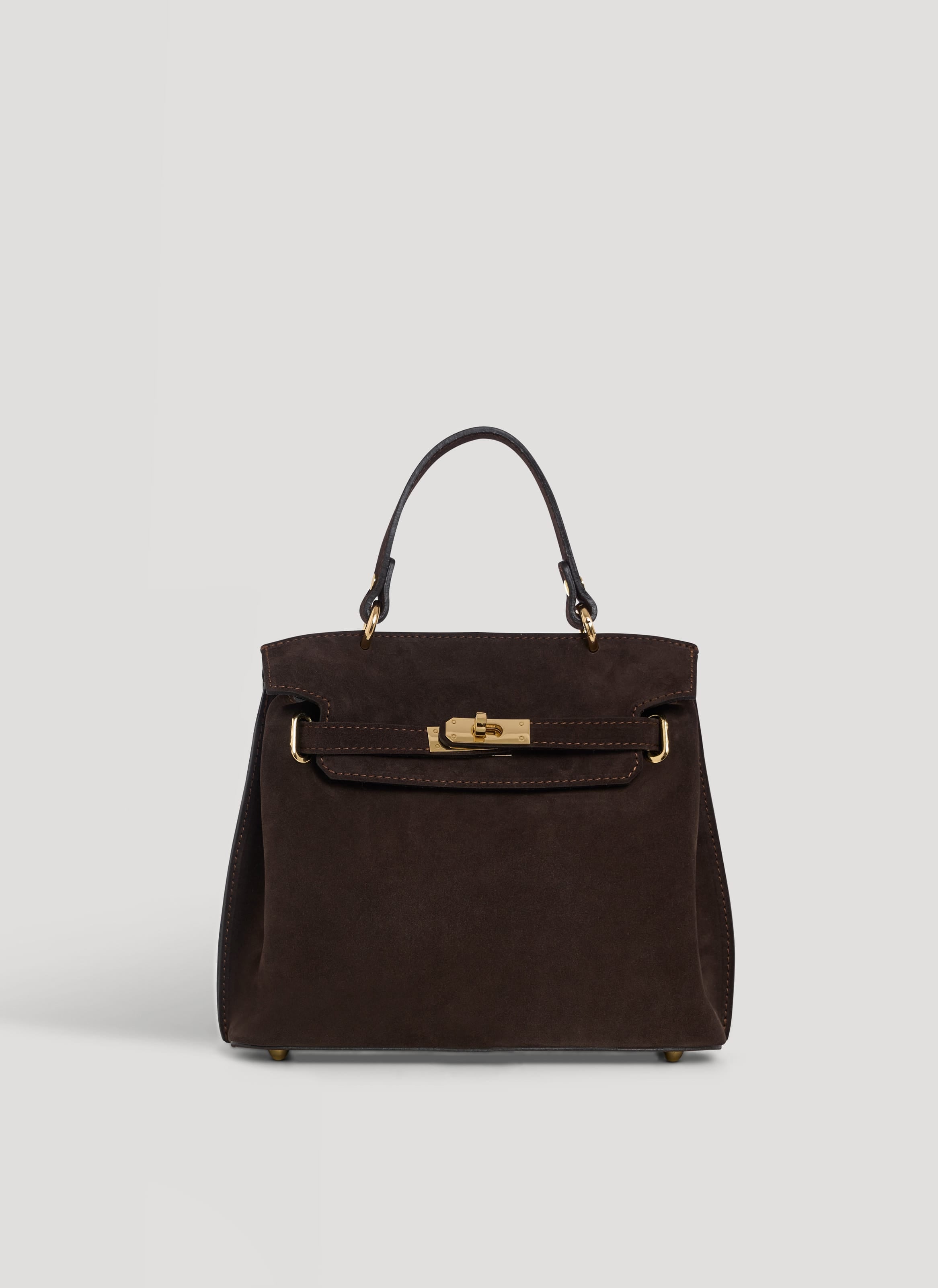 Borsa Giselle in Camoscio Testa di Moro - Voemièn