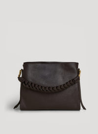 Braid bag in Orange Dollar leather