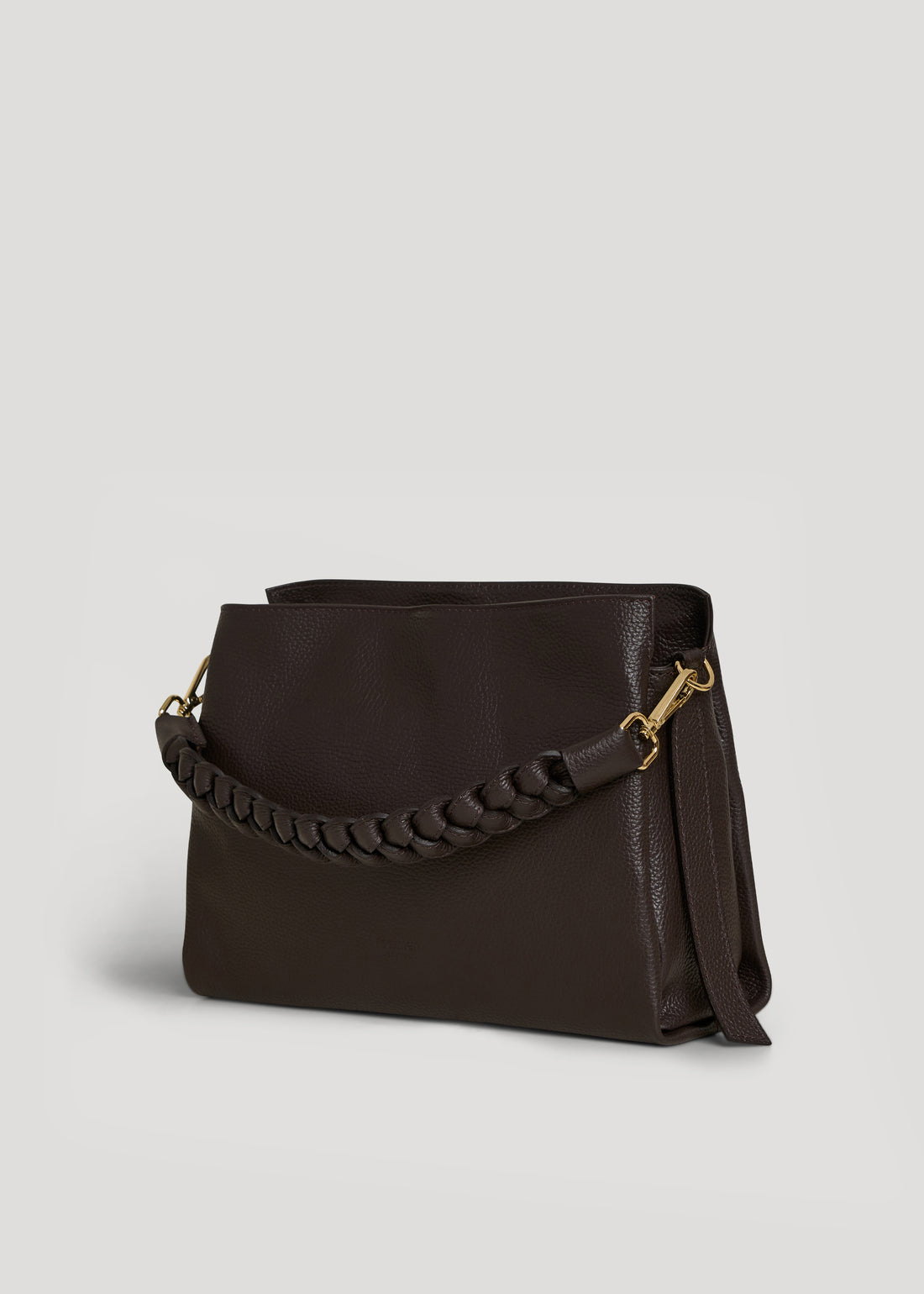 Braid bag in Orange Dollar leather