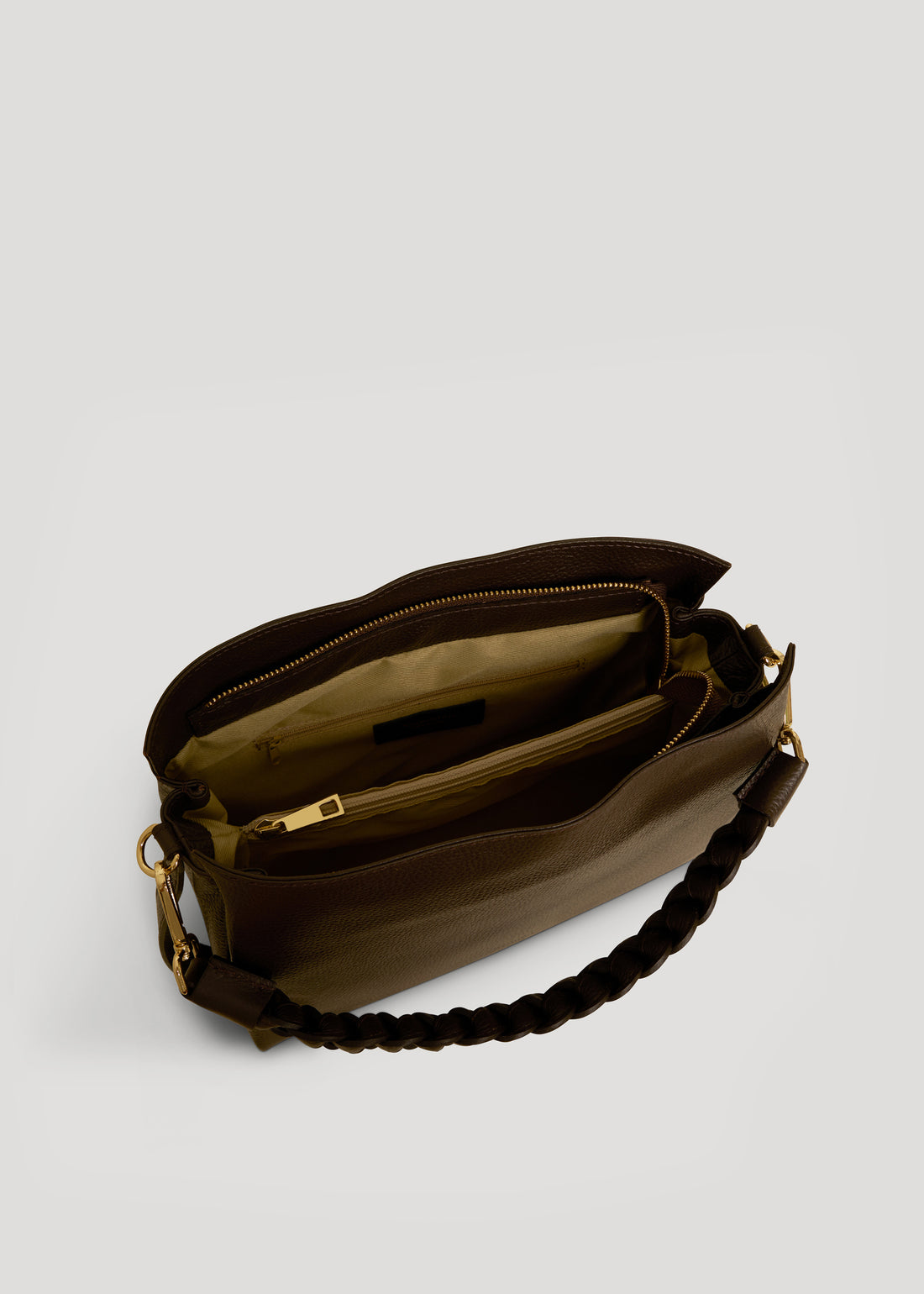 Braid bag in Orange Dollar leather