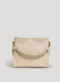 Braid Dollaro Leather Cream Bag