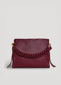 Braid bag in Orange Dollar leather
