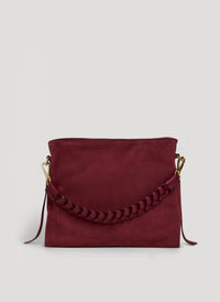 Braid bag in Orange Dollar leather