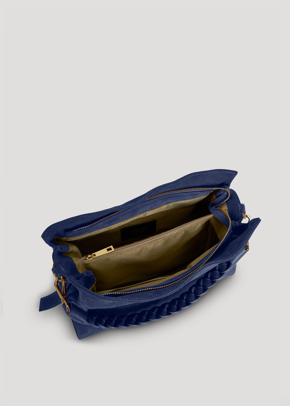 Braid bag in Orange Dollar leather