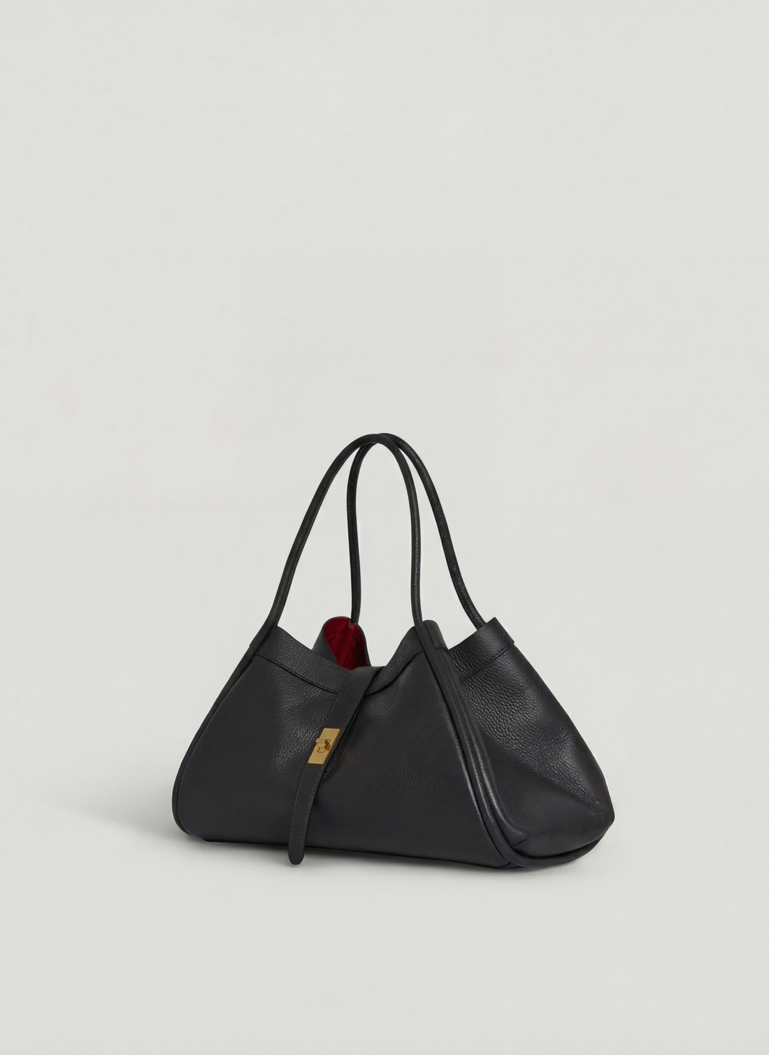 Borsa Mayfair Micro in Pelle Togo Nera - Voemièn