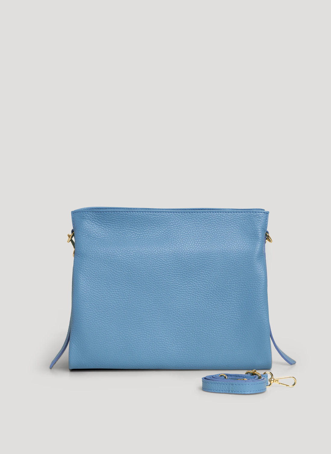 Borsa Braid in Pelle Dollaro Denim - Voemièn