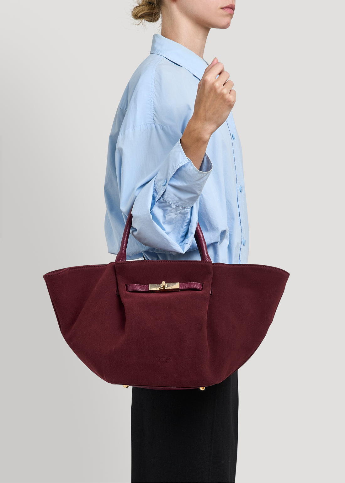 Bamboo Babe bag in Beige Dollar leather