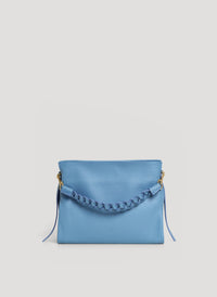 Braid Micro bag in Beige Dollaro leather