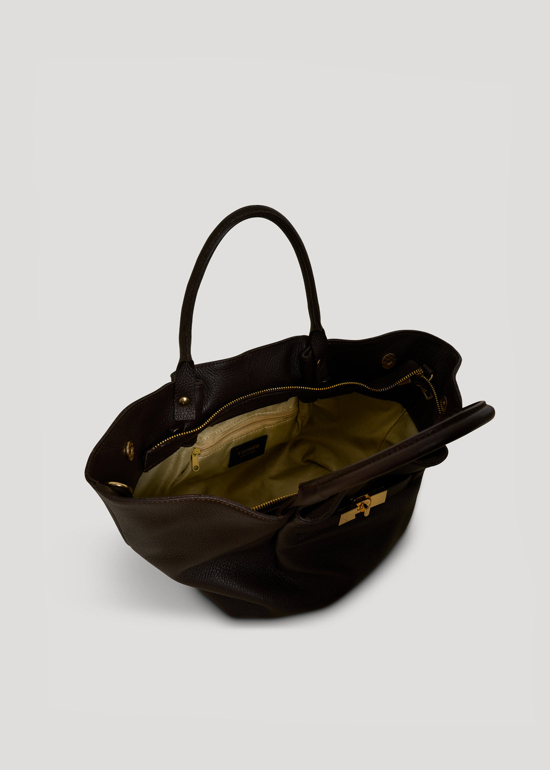Bamboo Babe bag in Beige Dollar leather