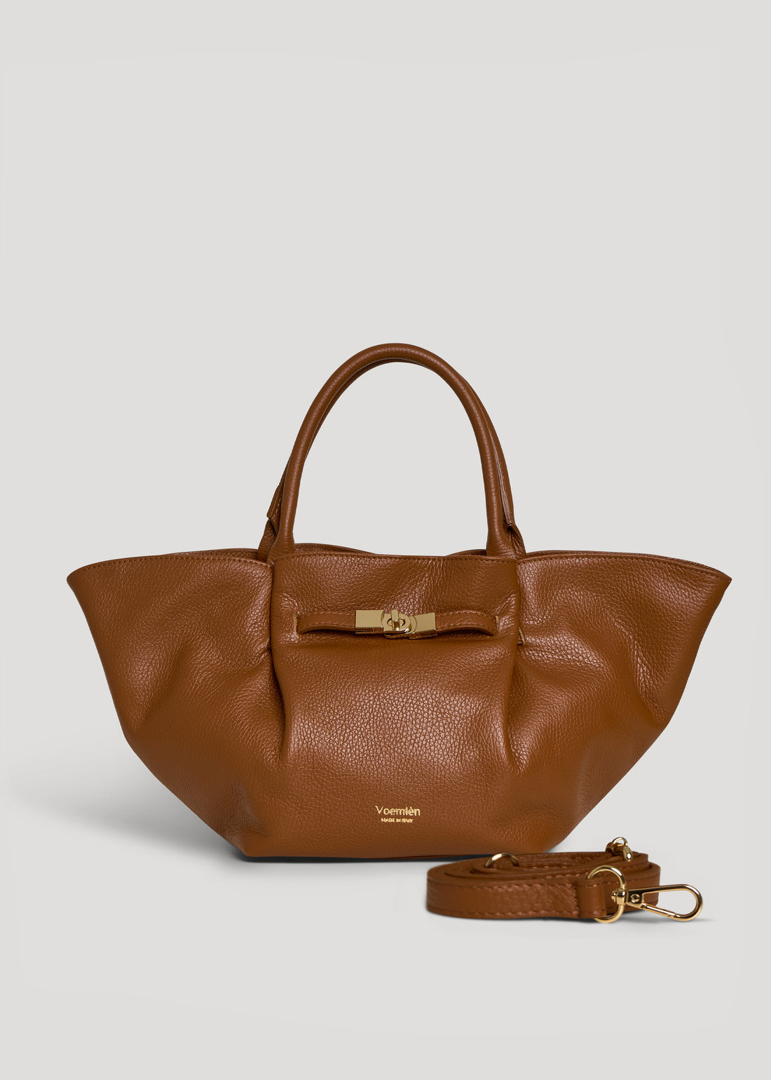 Bamboo Babe bag in Beige Dollar leather
