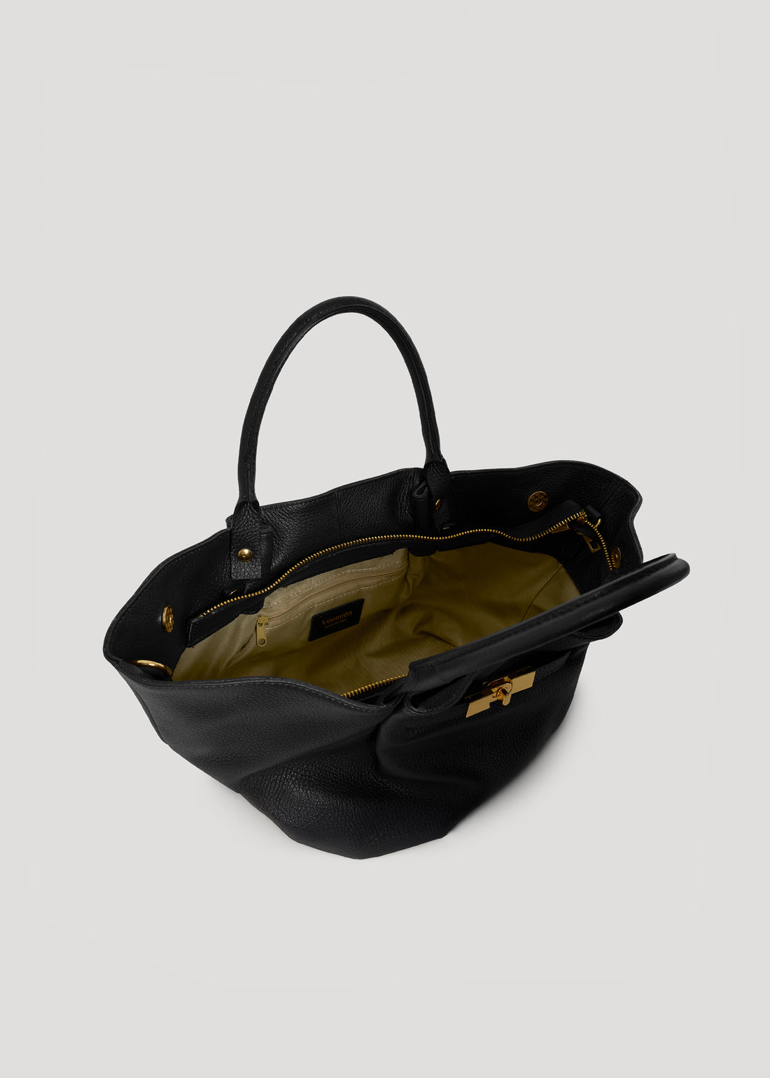 Bamboo Babe bag in Beige Dollar leather