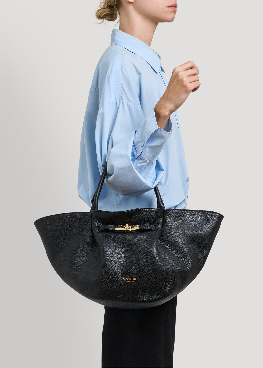 Bamboo Babe bag in Beige Dollar leather