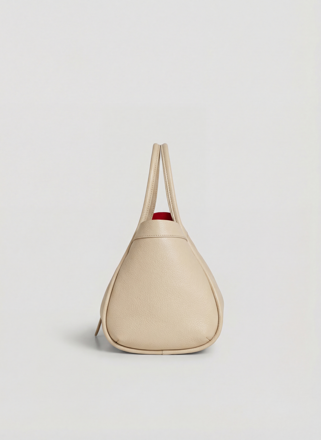 Borsa Mayfair in Pelle Togo Beige - Voemièn