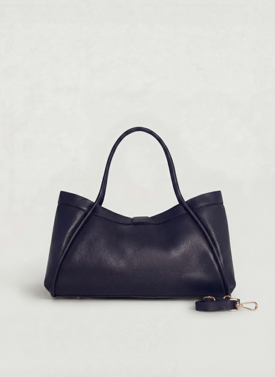 Borsa Mayfair Micro in Pelle Togo Blu Navy - Voemièn