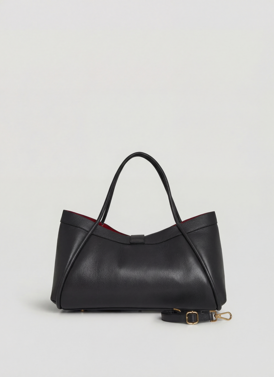 Borsa Mayfair Micro in Pelle Togo Nera - Voemièn