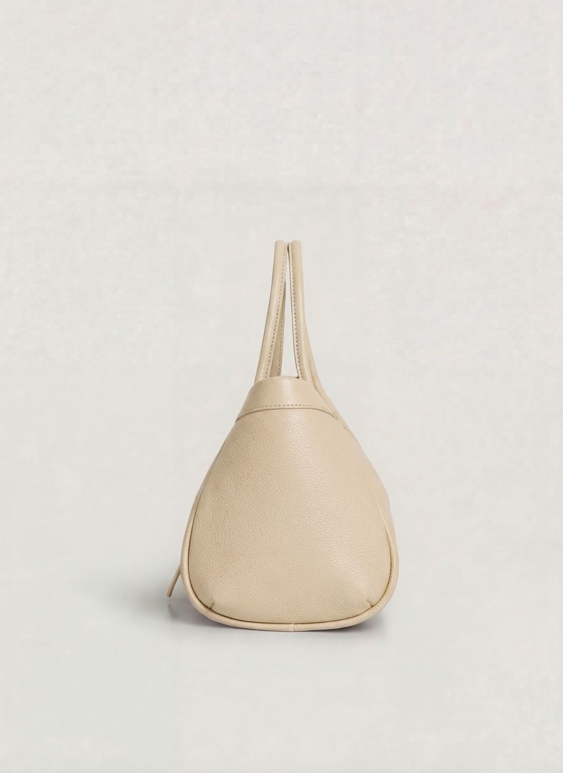 Borsa Mayfair Micro in Pelle Togo Beige - Voemièn