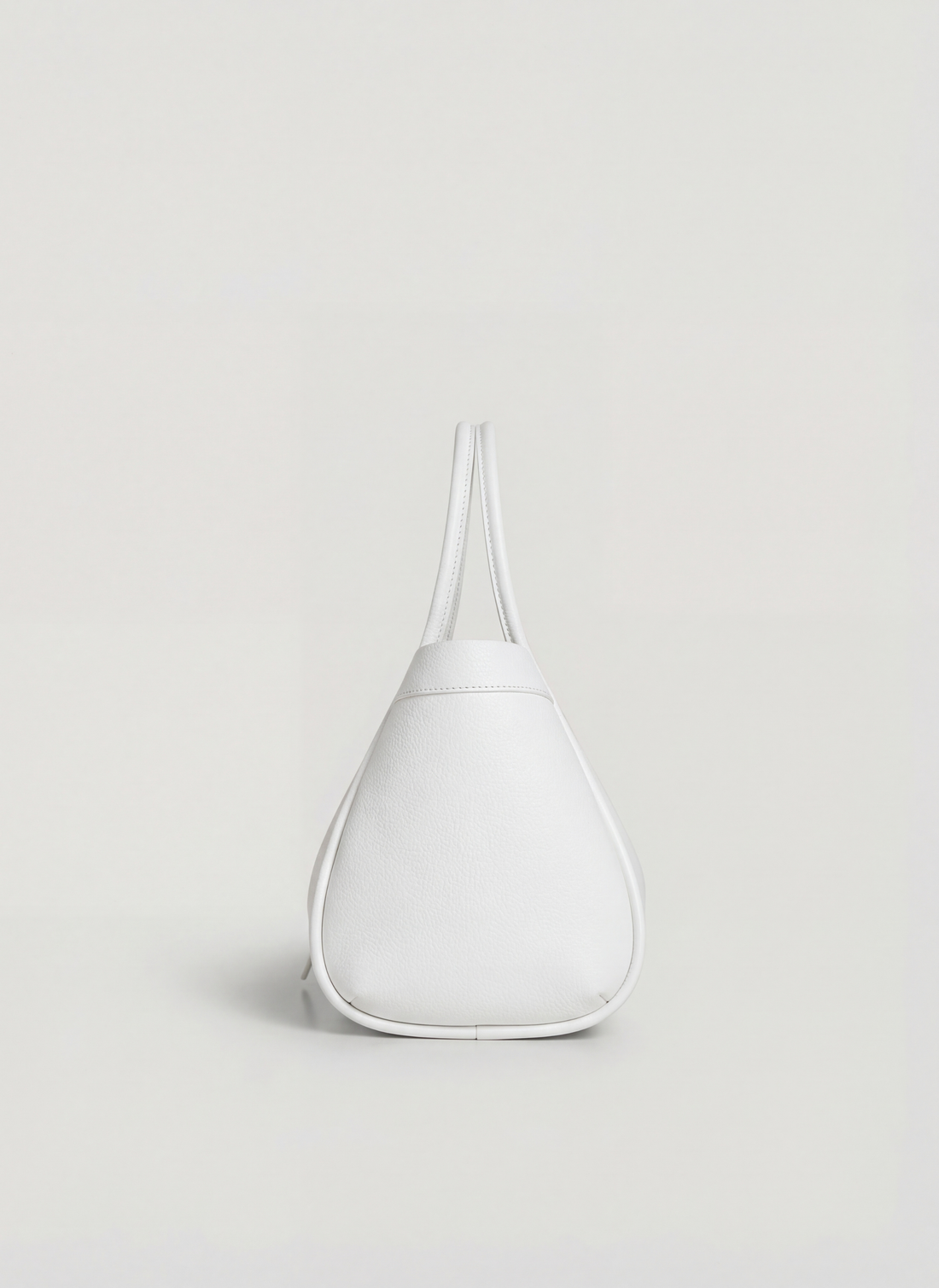 Borsa Mayfair in Pelle Togo Bianca - Voemièn