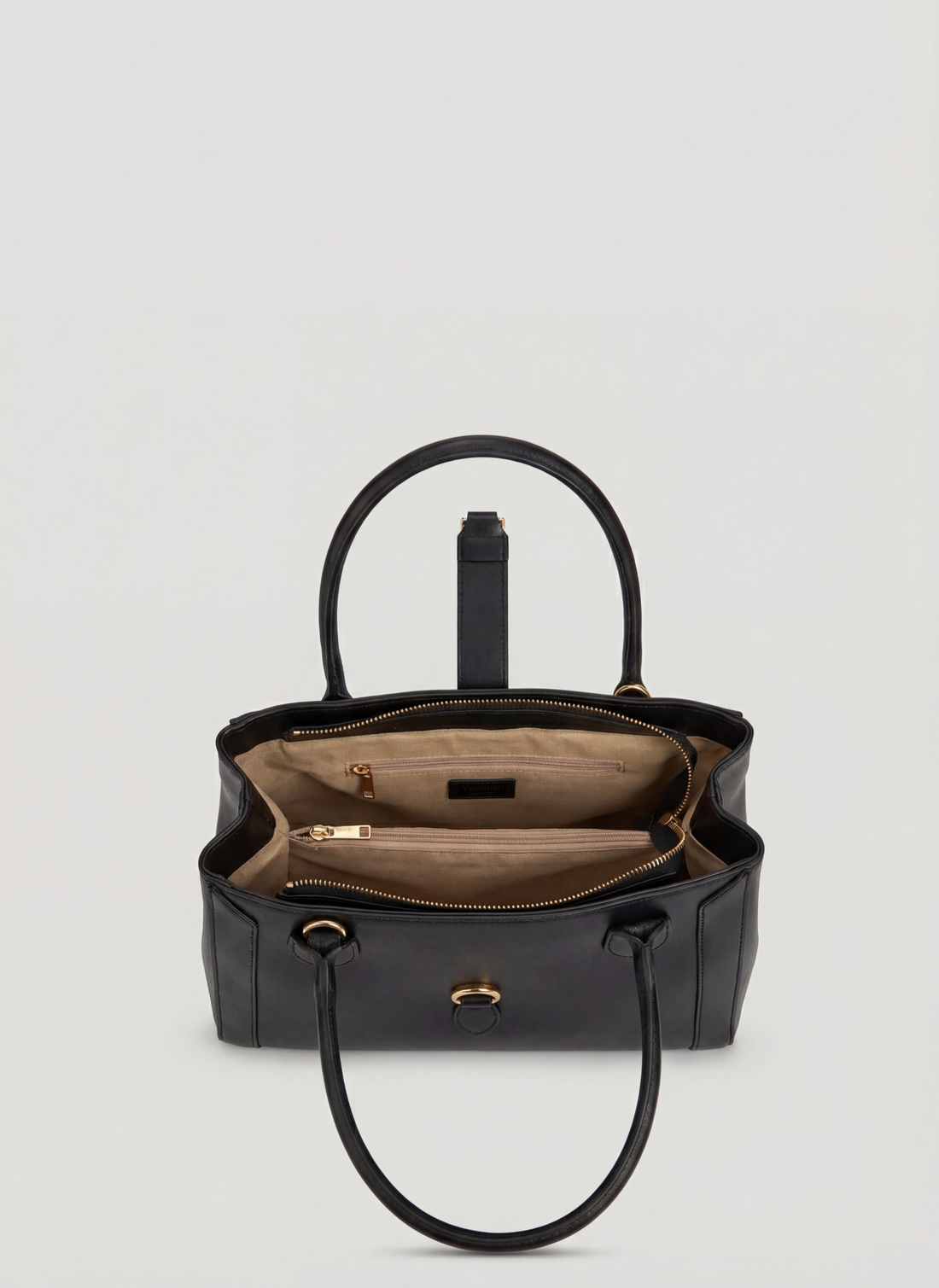 Borsa Chloe Micro in Pelle Spazzolata Nera - Voemièn