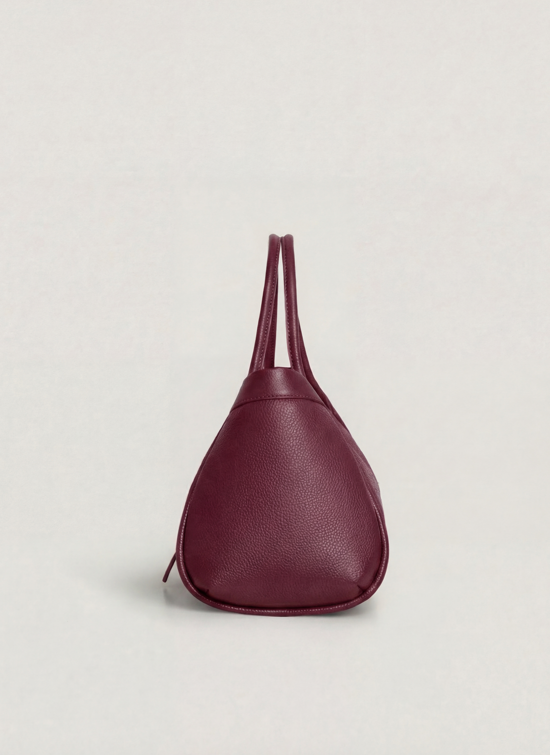 Borsa Mayfair Micro in Pelle Togo Borgogna - Voemièn